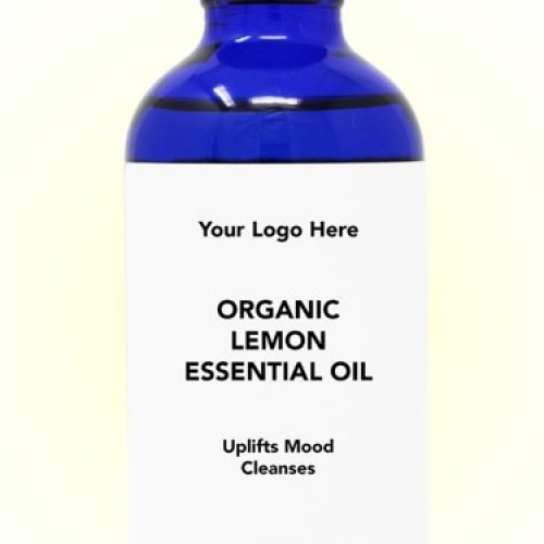 100% Pure USDA Organic Lemon Essential Oil w/ Dropper